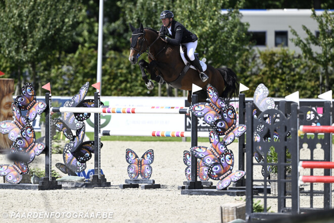 Koen Vereecke is Belgische sterkhouder in de CSI3* Grand Prix van Opglabbeek