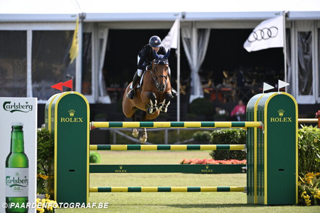Leonie Peeters springt de top 3 binnen in Longines Rankingproef van Opglabbeek