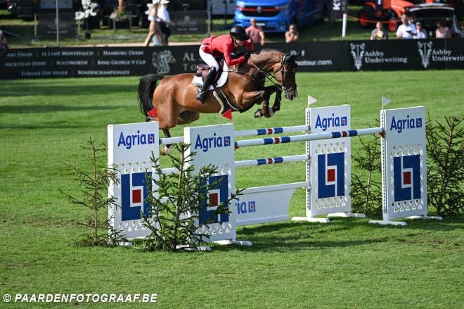 Annelies Vorsselmans is Belgische sterkhoudster in de Longines Rankingproef van Opglabbeek
