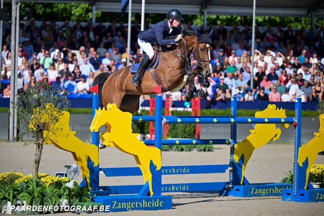 Max van de Poll en Ortane springen op indrukwekkende wijze naar de wereldtitel bij de zesjarigen