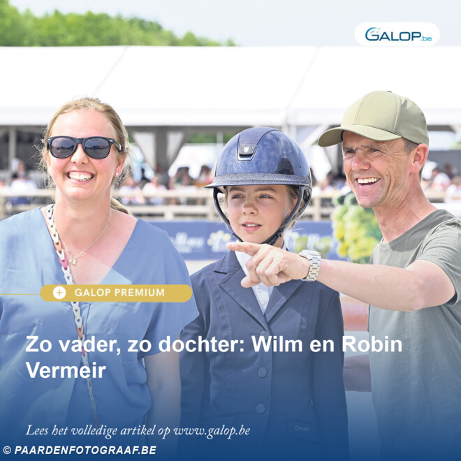 Zo vader, zo dochter: Wilm en Robin Vermeir