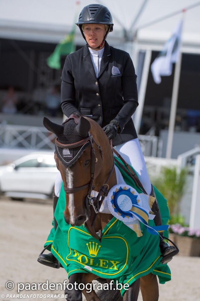Gudrun Patteet wint in Knokke eerste 5* GP
