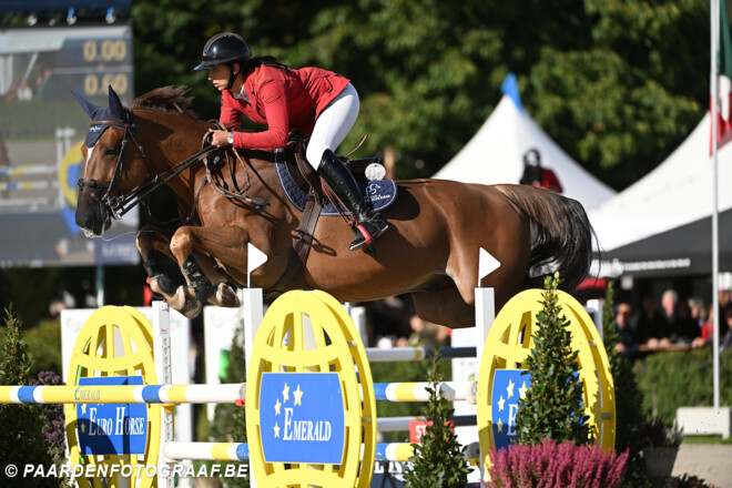 Virginie Thonon 8ste in de CSIO3* GP van Deauville