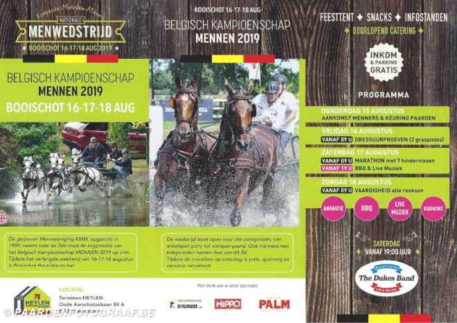 Voorprogramma BK Booischot - 16-18/08/2019