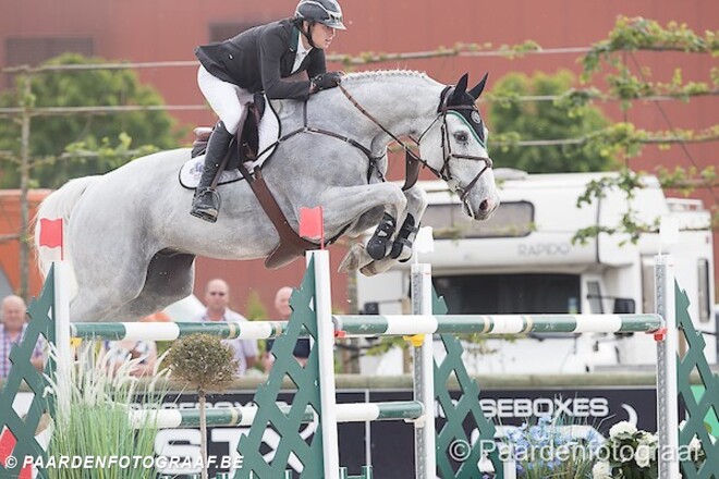 CSIYH1* Bonheiden: Moeskops net naast podium
