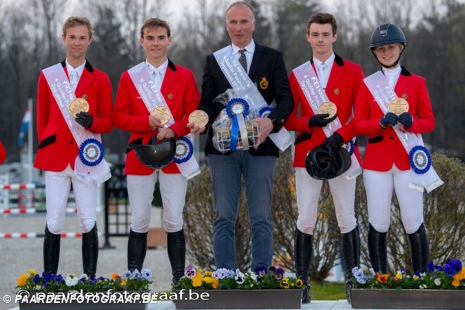 Opnieuw goud voor de Belgische Young Riders!