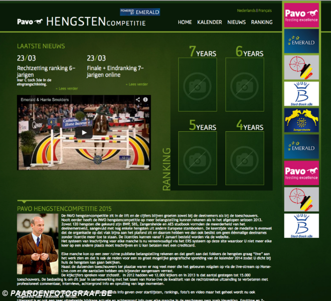Data hengstencompetitie gekend