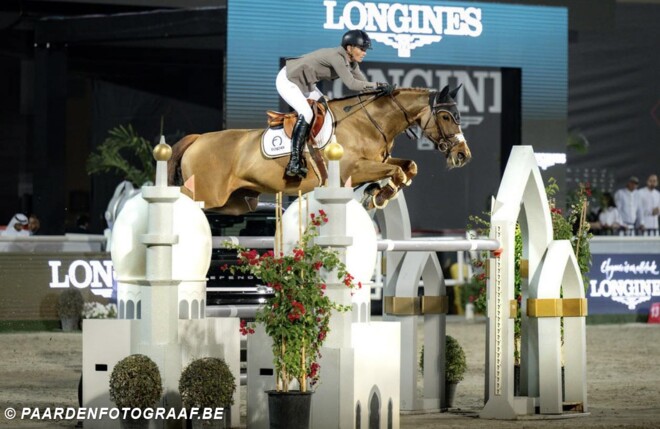 Springfout houdt Celine Schoonbroodt-De Azevedo van winst in de CSI3* GP van Bedizzole