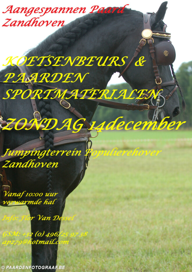 Zandhoven, Koetsenbeurs - 14 december