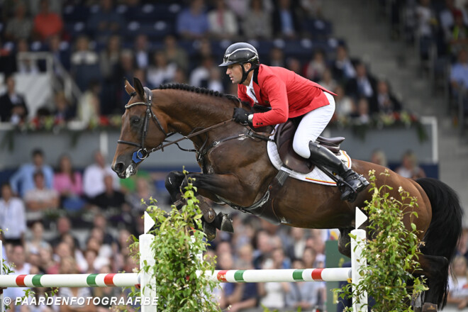 Koen Vereecke op het GP-podium in Valkenswaard