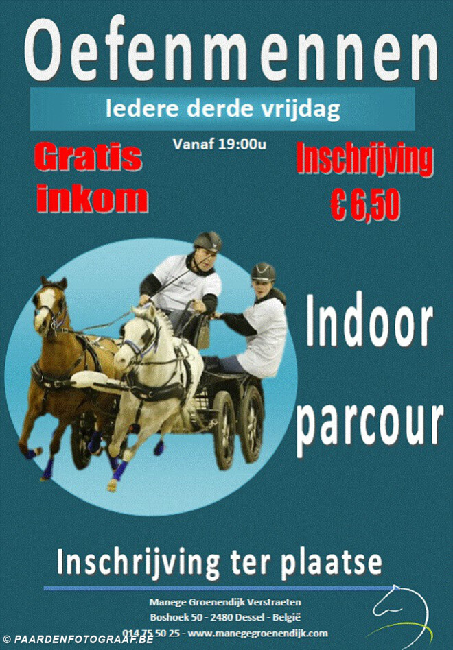 Groenendijk Dessel, Winterrit + Oefenindoors