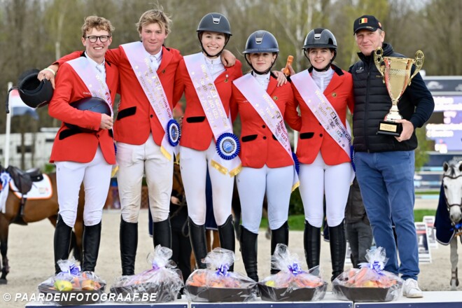 Ook Belgische Young Riders springen naar goud in de Nations Cup