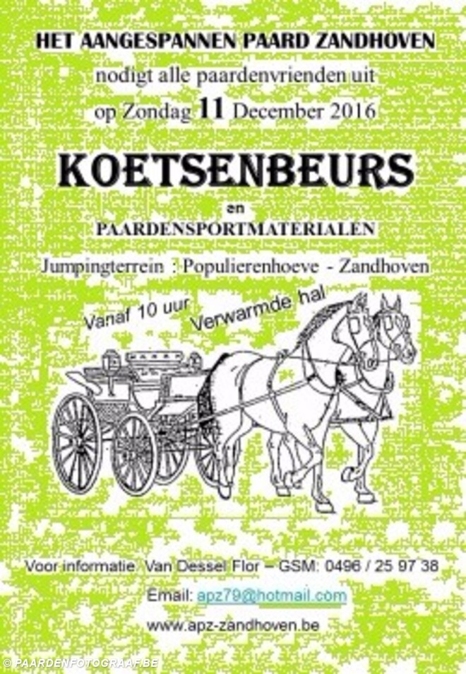 Zandhoven Koetsenbeurs - zondag 11 december