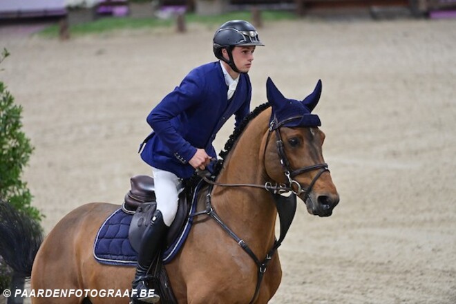 Sacha Beghuin 2de in de CSI2* GP van Oliva!