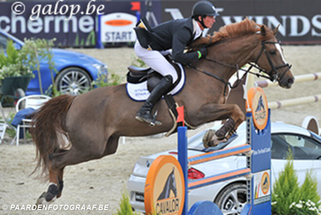Euro Horse en Stephex vooraan in La Coruna
