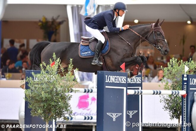 Wilm Vermeir 8ste in de CSI2* GP van Samorin