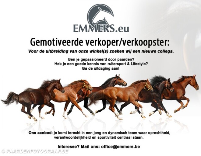 Emmers is op zoek naar...