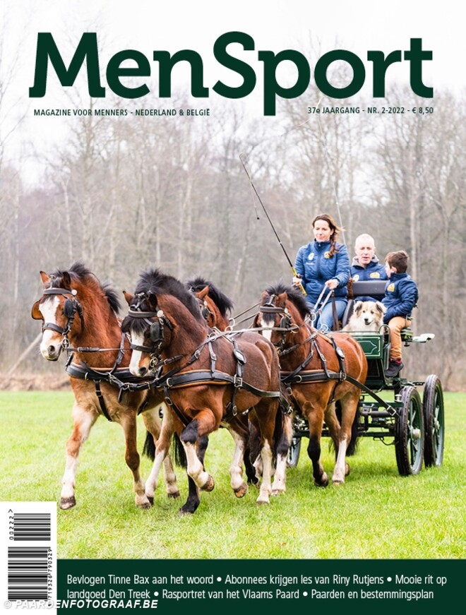 Tinne Bax siert de cover van MenSport
