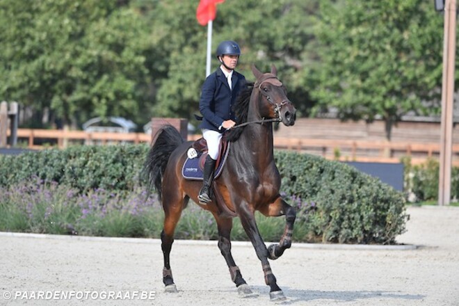 Wilm Vermeir start de dag met podiumplaats!