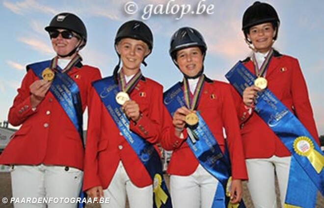 Na zilver voor de juniors nu ook GOUD voor de scholieren