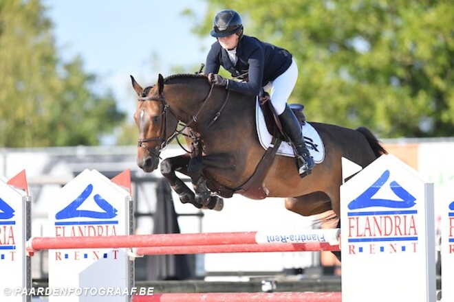 Emilie Conter 3de in CSI2* GP van Oliva!