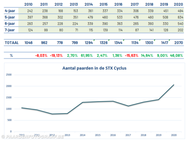 Jumping: STX Cyclus Jonge Paarden in 2021