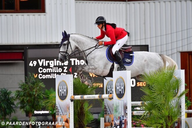 Virginie Thonon 3de bij de 6-jarige paarden!
