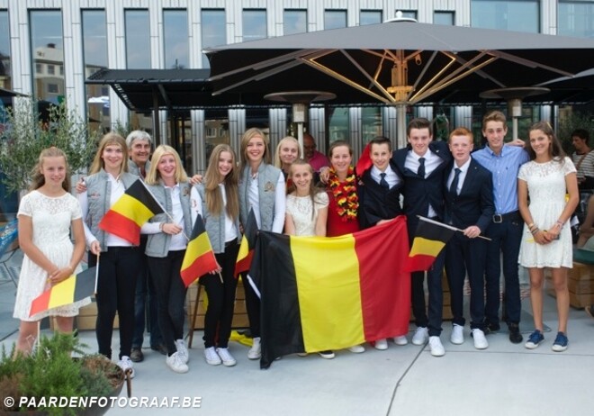 Belgische ponyruiters in Malmö