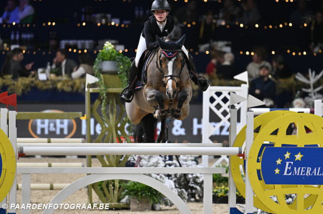 Podiumplaatsen voor Camille Biebuyck en Louis Lambrecht in de CSIJ Grand Prix