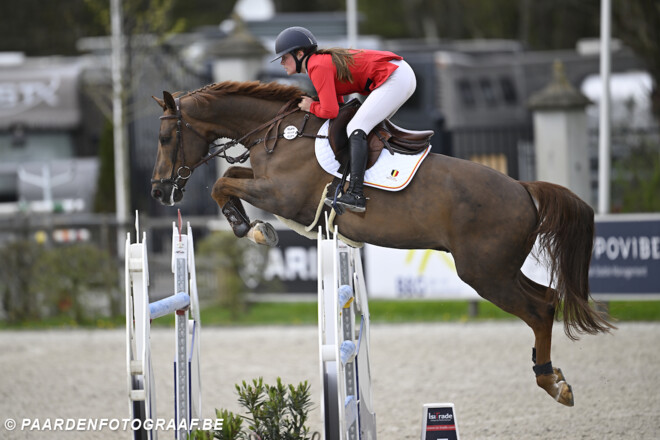 Vandousselaere en Conter verzekeren top 5-klassering in de CSI2* GP van Opglabbeek