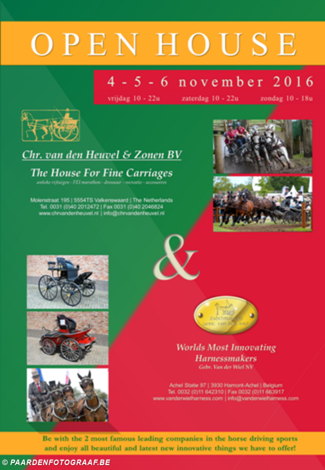 Uitnodiging Open House op 4,5 en 6 november