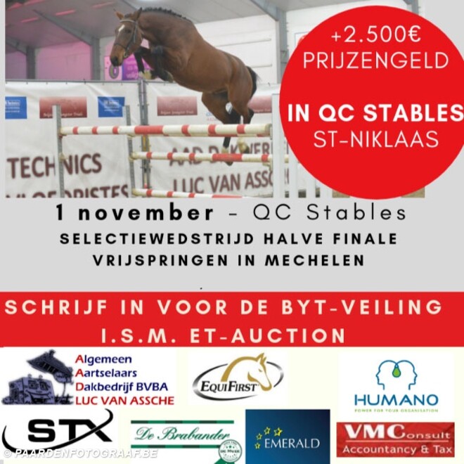 Geen Belgian Youngster Trials op 1 november