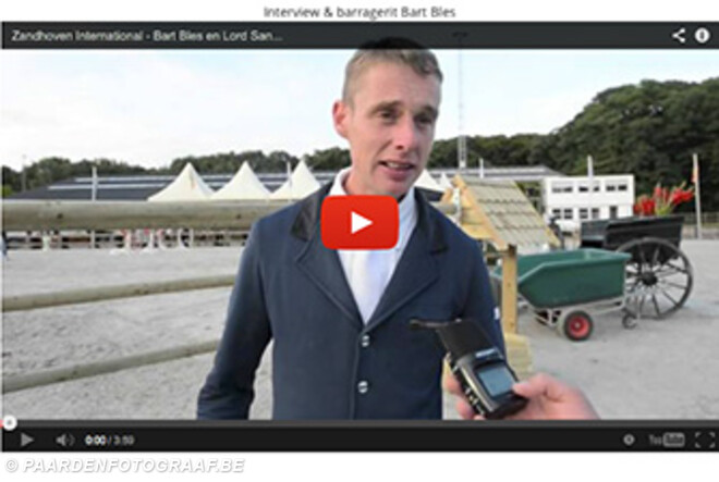 Interview en barragerit Bart Bles winnaar GP