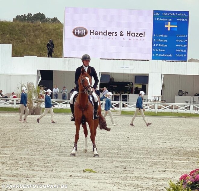 James Peeters 3de in de CSI2* GP van Knokke!