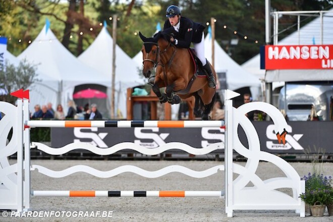 Andres Vereecke start met een podiumplaats!
