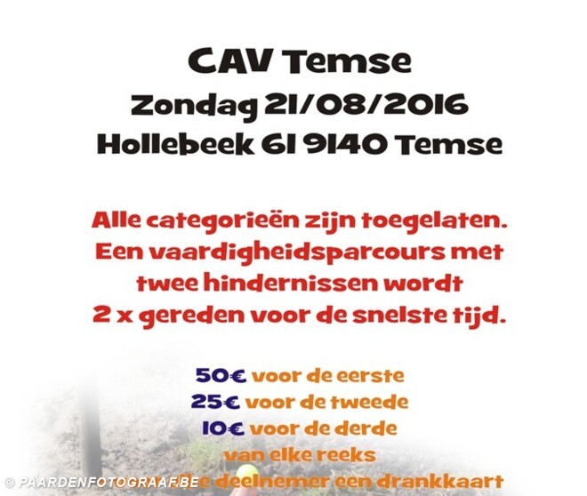 Mennen in Temse, marathon/vaardigheid 21/08