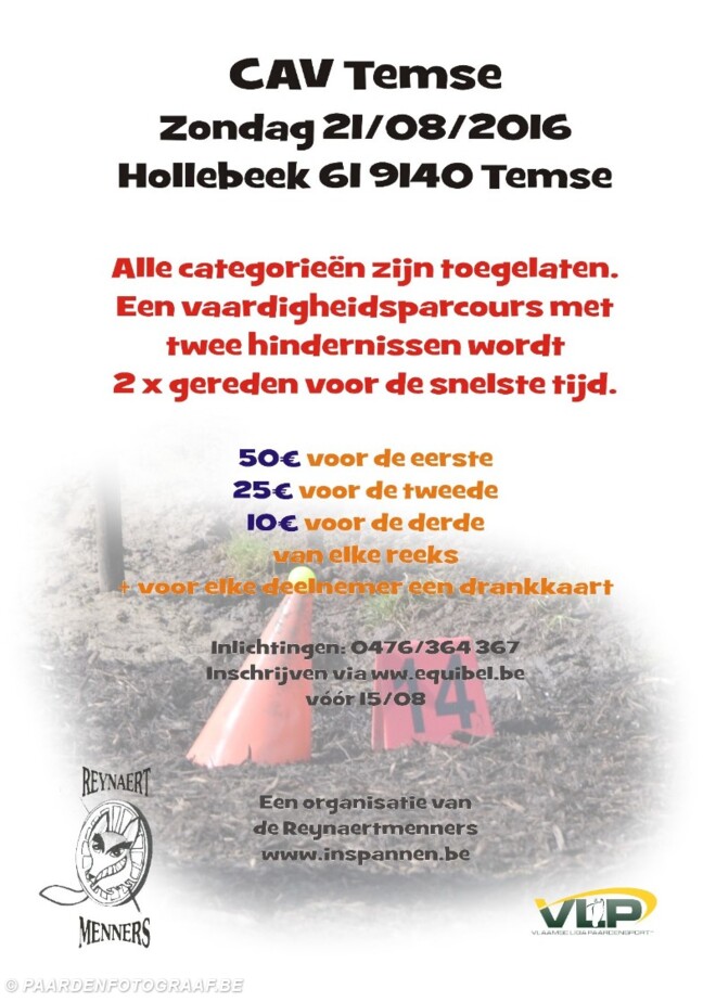 CAV Temse marahon/vaardigheid tijdens Jaarmarkt - 21/08