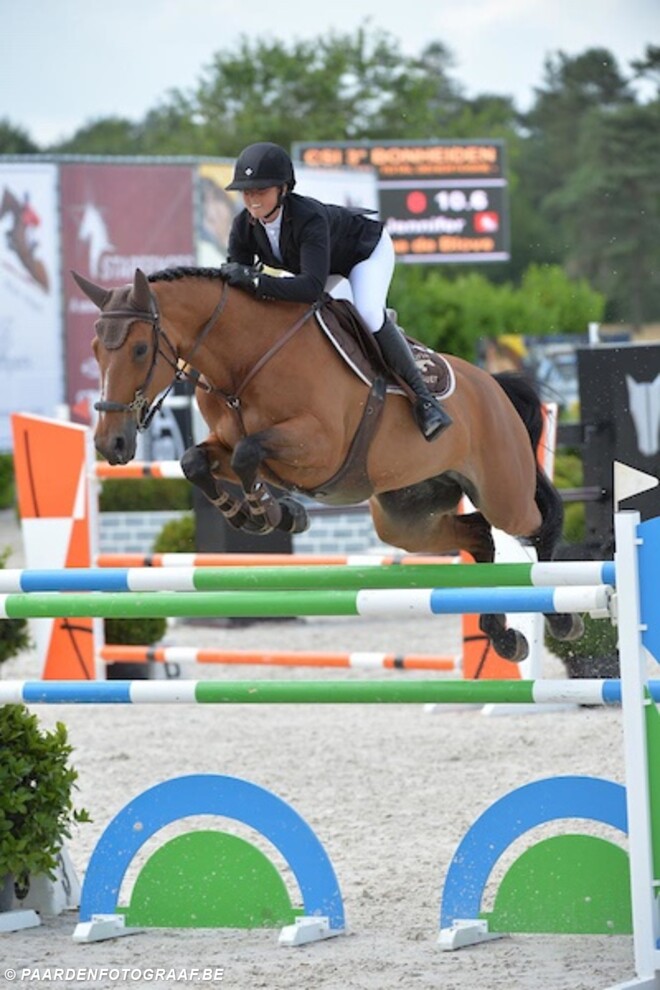CSI1* GP Parijs: Chloe van Hove opnieuw 2de