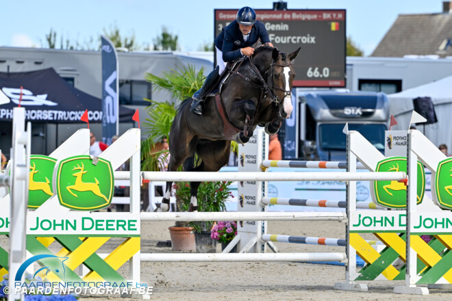 Bertrand Genin en Lolita du Fourcroix winnen BK goud zesjarigen