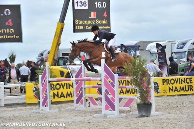 CSI1* Rouen: Stacquez net naast podium in GP
