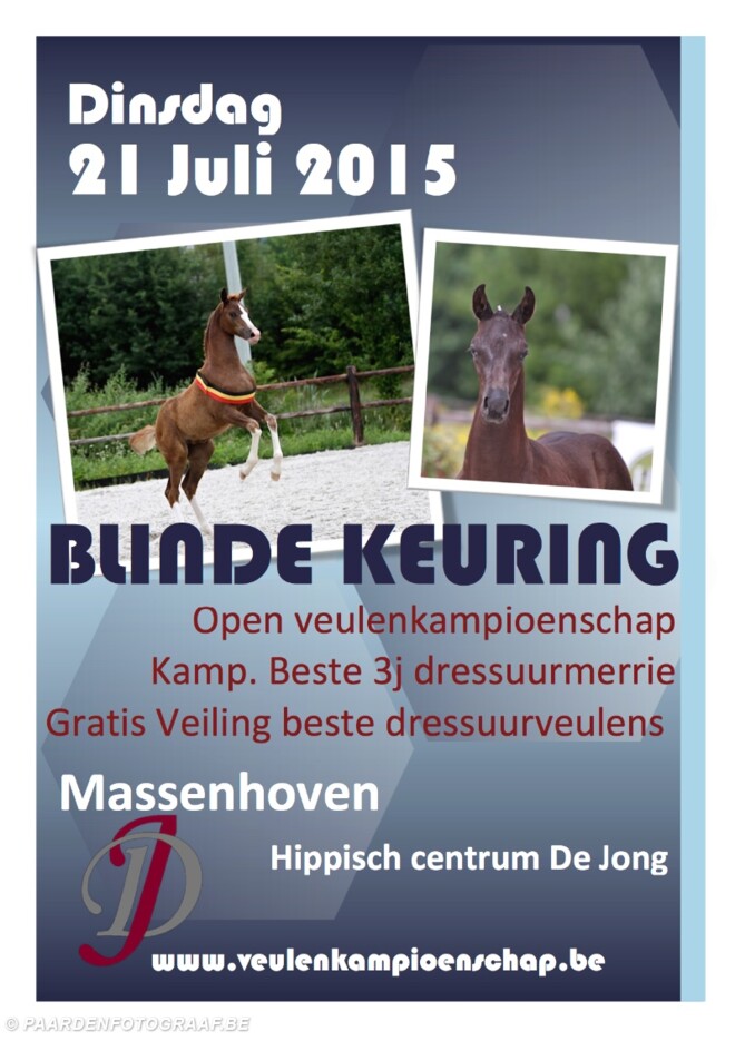 Open veulenkampioenschap Blind keuren 2015