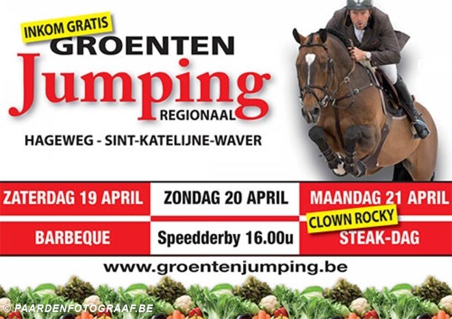 Groentenjumping regionaal tijdens paasweeken
