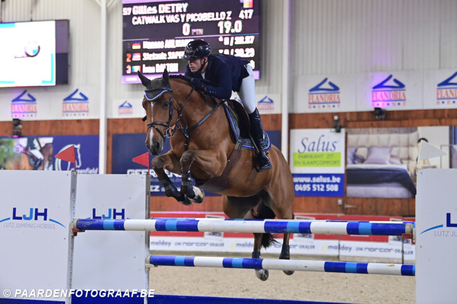 Top 5-klassering voor Gilles Detry in Herning!