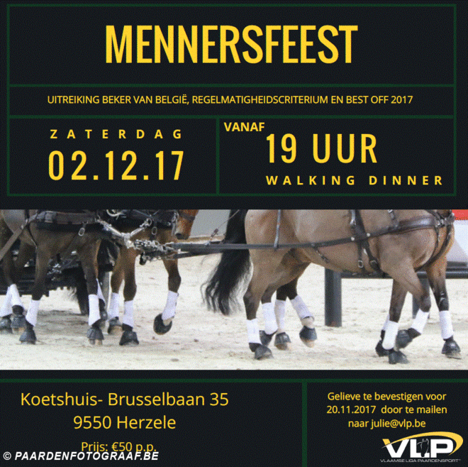 Belgisch Mennersfeest 2017 - 2/12/2017