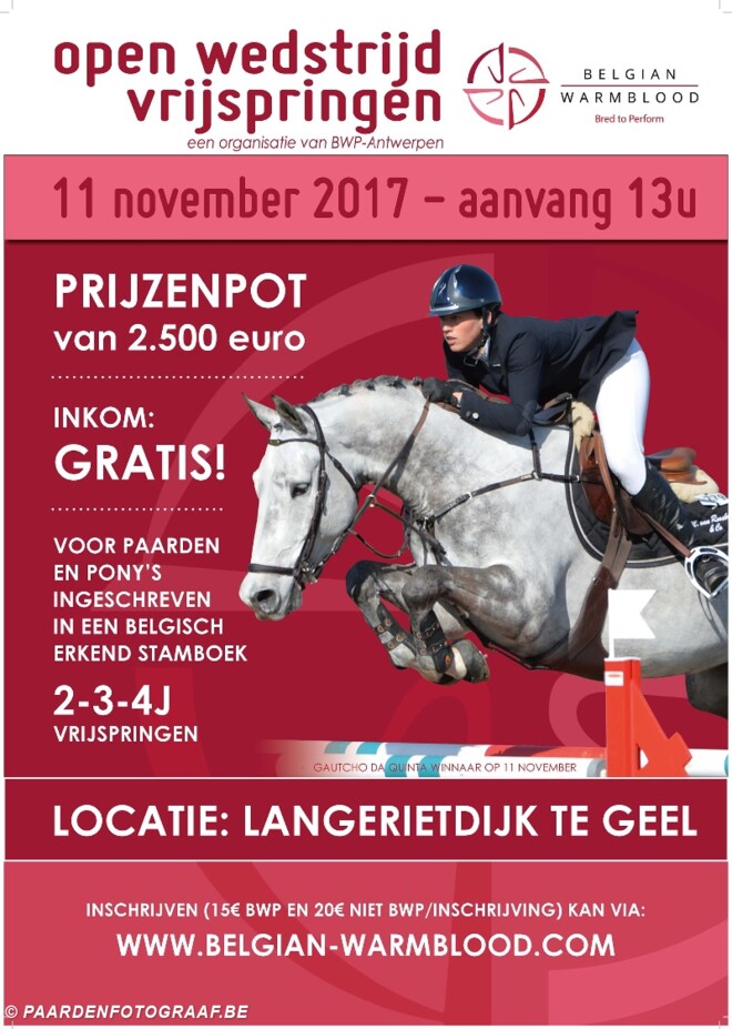 EXTRA PRIJZENPOT vrijspringen BWP Antwerpen