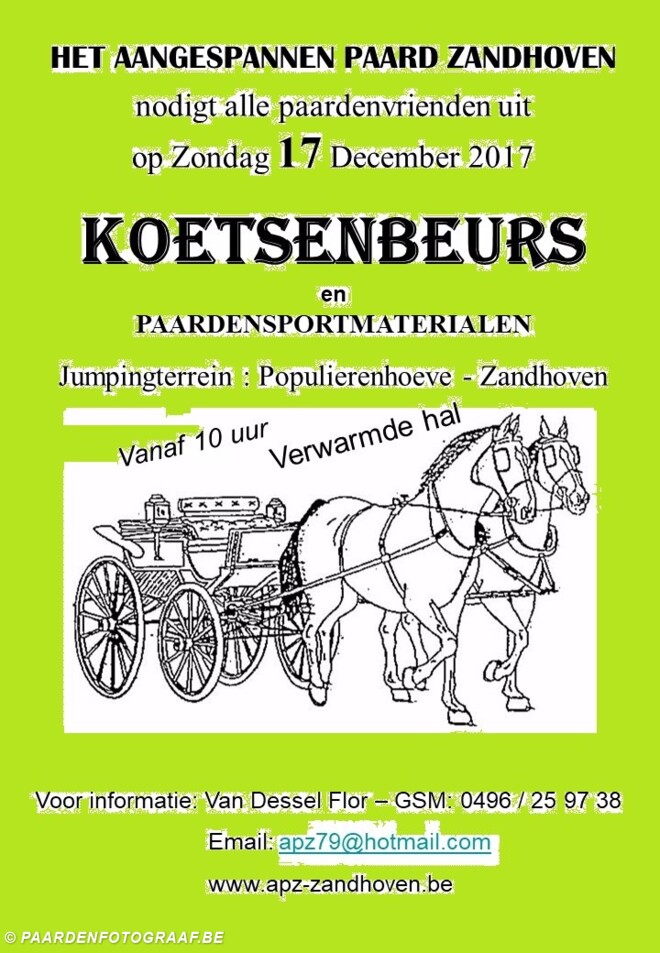 Zandhoven Koetsenbeurs - zondag 17 december