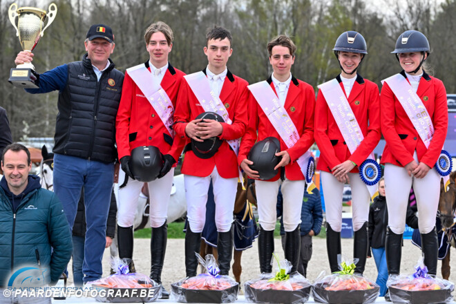 Belgische Junioren winnen op indrukwekkende wijze de Nations Cup van Opglabbeek!