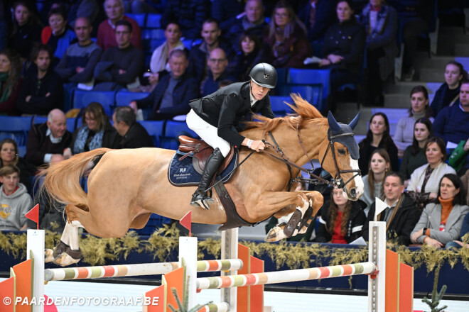 Wilm Vermeir direct op het podium in Fontainebleau