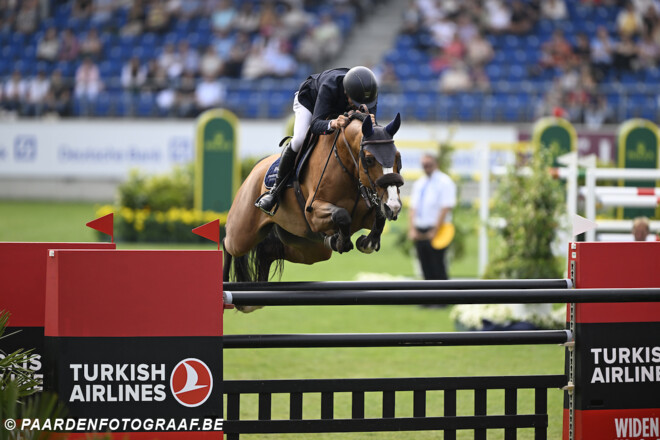 Wilm Vermeir 4de in de CSI2* GP van Valkenswaard
