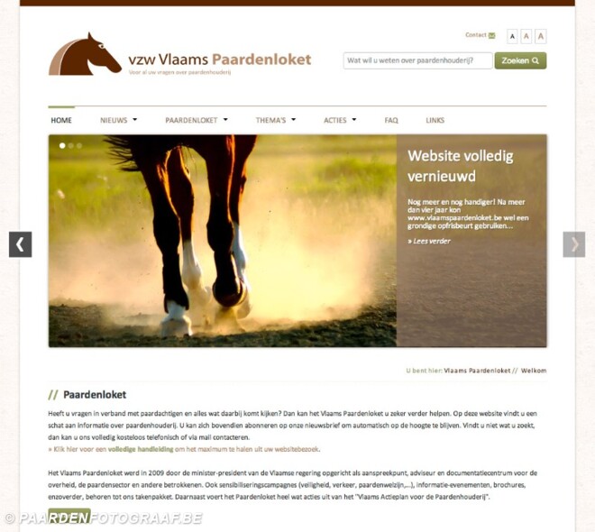 Website Paardenloket volledig vernieuwd